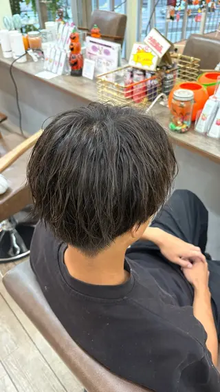 パーマ メンズ WEST OLAND 黒坂佳乃のヘアスタイル