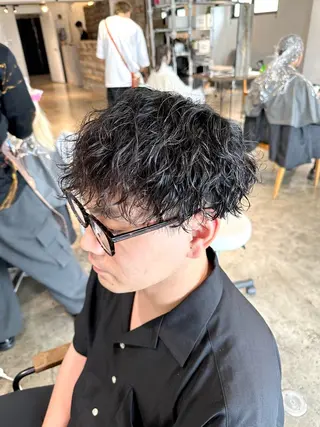 パーマ メンズ 骨格補正施術/メンズ 専門美容師/YUYAのヘアスタイル