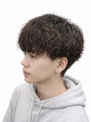 パーマ メンズ 👑駅近メンズサロン パーマ特化北千住👑のヘアスタイル