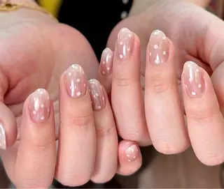 ネイル candy nail 韓国風ワンホンネイルのネイルデザイン