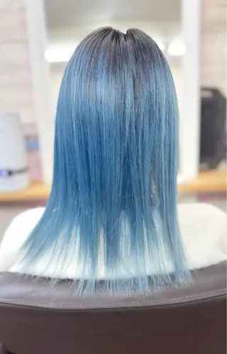 セミロング カラー ヘアアレンジ 枝毛カット&髪質改善 満足NO.1岡しゃんのヘアスタイル