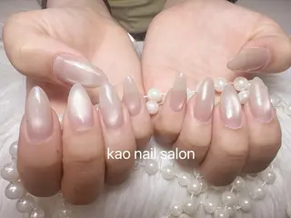 ネイル kao nail マグネット/長さだしのネイルデザイン