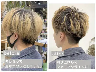 メンズ topstylist 満足度⭐️堀川星哉のヘアスタイル
