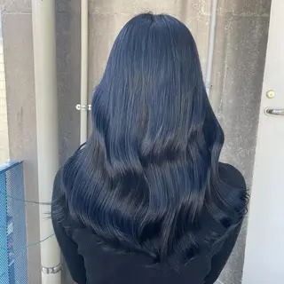 ロング カラー ヘアアレンジ 縮毛矯正/髪質改善/ ブリーチ毛/木元渓太のヘアスタイル