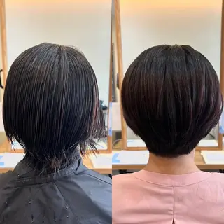 ショート カラー 美容室 LA BEAU大塚店のヘアスタイル