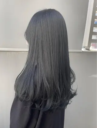 ロング 縮毛矯正 特化アツシのヘアスタイル