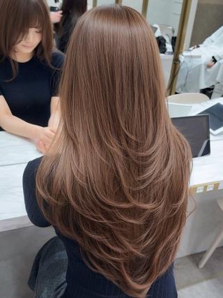 ロング カラー レイヤーダブルカラー KYONのヘアスタイル