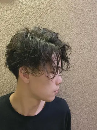 ミディアム パーマ 💈 クラモトダイセイのヘアスタイル