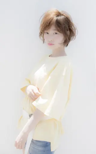 ショート 大久保 結加のヘアスタイル