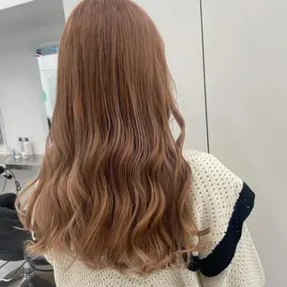 ロング カラー ヘアアレンジ 縮毛矯正/髪質改善/ ブリーチ毛/木元渓太のヘアスタイル