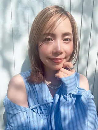 ミディアム カラー 小酒井 智洋のヘアスタイル