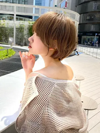 ショート カラー ショート、ボブの神✨ 峯朋也✂︎✨のヘアスタイル