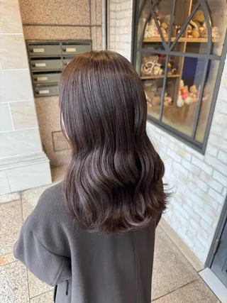 ミディアム カラー レイヤーカット// メイのヘアスタイル