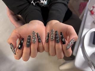 ネイル 渋谷T&B ロング ネイル/ユキ🤎のネイルデザイン