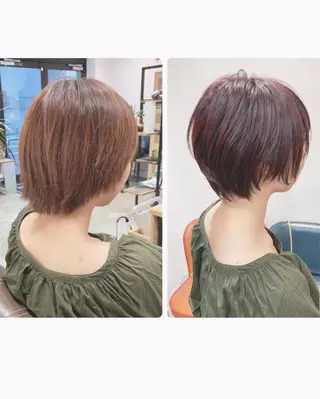 ショート topstylist 満足度⭐️堀川星哉のヘアスタイル
