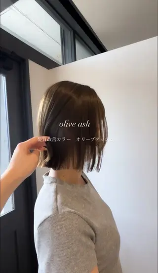ショート カラー うる艶カラー asukaのヘアスタイル