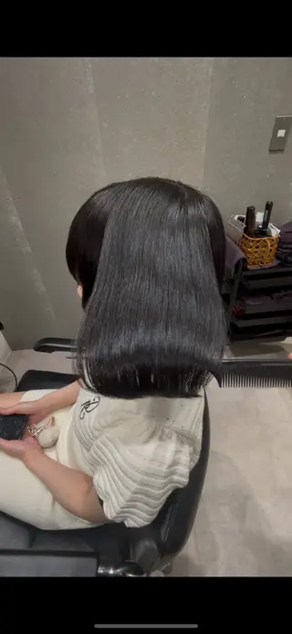 ミディアム カラー 髪質改善ヘアケア 艶髪特化/上田のヘアスタイル