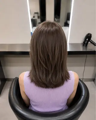 ミディアム カラー 🌈ウルトワ水素 髪質改善naru🌈のヘアスタイル