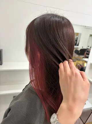 ミディアム 🫧透明感カラー🫧 美髪矯正🫧チサトのヘアスタイル