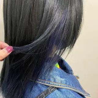 ミディアム カラー 清村 和音のヘアスタイル