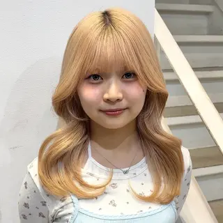 ロング 🎀韓国ボブ/ハイト ーン/まりん🎀のヘアスタイル