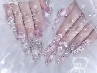 ネイル キッズ メンズ りん/韓国ネイル/ 長さ出し専門店のネイルデザイン