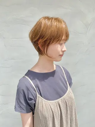 ショート カラー 増山 大起のヘアスタイル