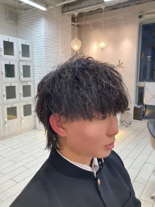 パーマ メンズ 可愛い顔周りカット お任せください✨中川のヘアスタイル
