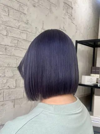 ミディアム 艶髪ブリーチカラー 💗manaka💗のヘアスタイル