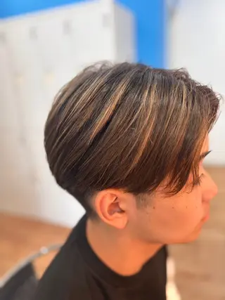 ショート 永井大樹✨ 透明感カラー✨のヘアスタイル
