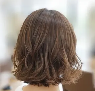 ミディアム パーマ go s go(e) 店 コンドウマチコのヘアスタイル