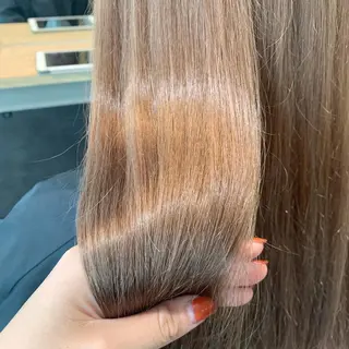 ロング カラー ハブヘアー ハブヘアーのヘアスタイル