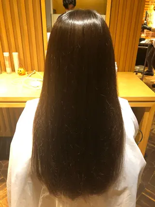 ロング 高山🐬髪質改善 池袋で縮毛矯正のヘアスタイル