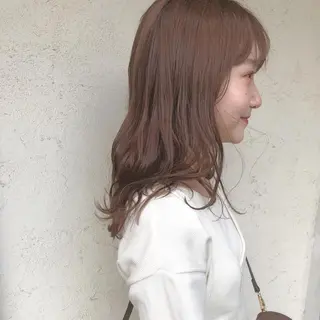 ミディアム カラー 艶髪育成サロン 京橋 shinのヘアスタイル