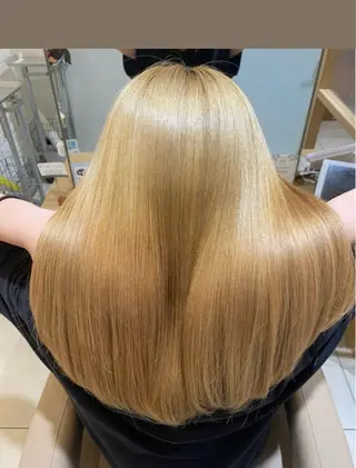 ロング カラー パーマ 色落ちまで盛れる 💟まなみのヘアスタイル