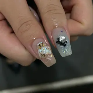 ネイル パラあり！フィルイン 美フォルムのネイルデザイン