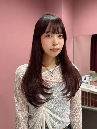 ロング 透明感カラー♡ 原宿美容室¦Rinaのヘアスタイル