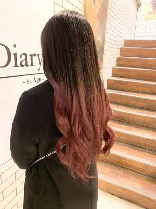 ロング 大橋 心のヘアスタイル