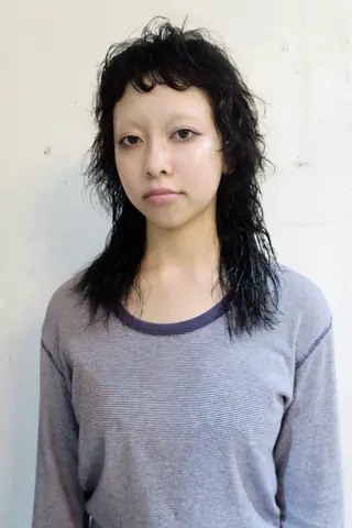 ミディアム パーマ マツザキ マナトのヘアスタイル