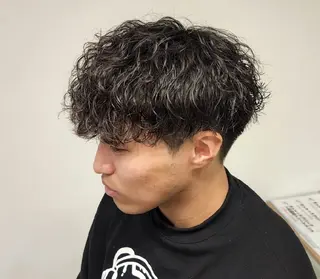 ショート パーマ メンズ 【イケメン風パーマ】 SHOFYのヘアスタイル