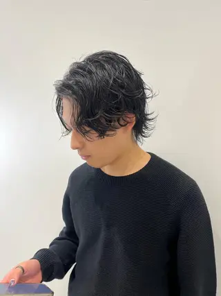 パーマ メンズ Yuina hair774徳山店のヘアスタイル