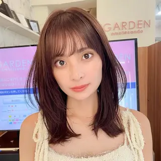 ミディアム カラー 内野   龍海 /ボブのヘアスタイル