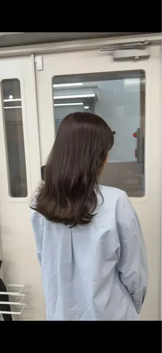 セミロング カラー 高橋大樹/グレー ジュ/ブリーチなしのヘアスタイル