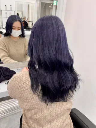 カラー 韓国× ベージュ特化🤎のヘアスタイル