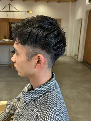 ショート メンズ 佐藤 悠生 メンズパーマ.カットのヘアスタイル