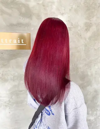ロング カラー 大阪  天王寺 attraitななかのヘアスタイル
