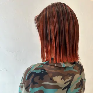 ミディアム カラー beronica ベロニカのヘアスタイル