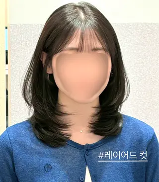 ミディアム ❤︎︎韓国ヘア❤︎︎ 𝑺𝒉𝒊𝒉𝒐のヘアスタイル