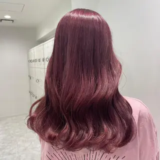 ミディアム カラー パーマ ヘアアレンジ メンズ キッズ ネイル マツエク・マツパ アイブロウ 韓国系🇰🇷🩶 艶暗髪/MEIのヘアスタイル