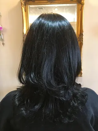 セミロング カラー plaatje 義見のヘアスタイル